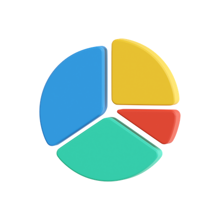 Circle Chart  3D Icon