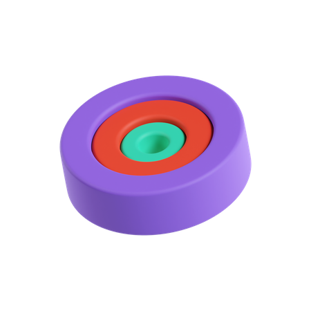 Circle Chart  3D Icon