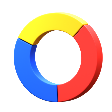 Circle Chart  3D Icon