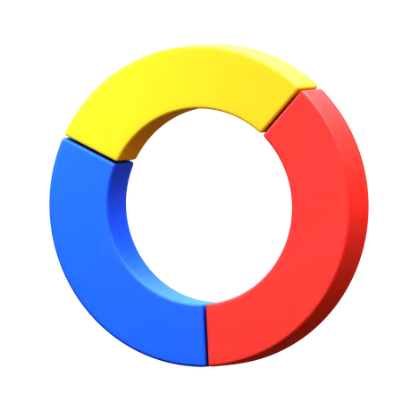 Circle Chart  3D Icon