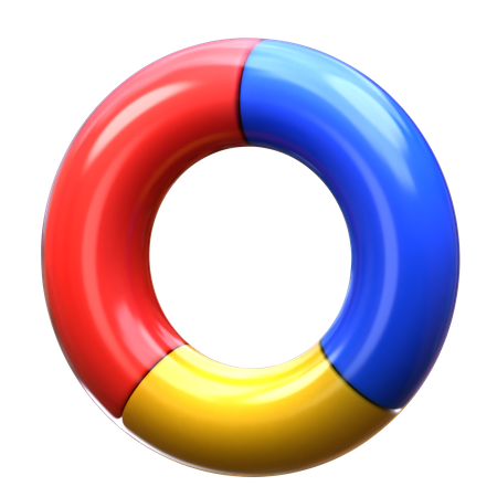 Circle Chart  3D Icon