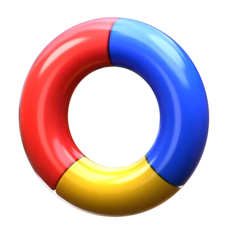 Circle Chart  3D Icon