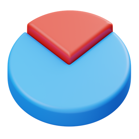 Circle Chart  3D Icon