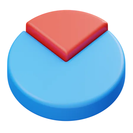 Circle Chart  3D Icon