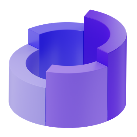 Circle chart  3D Icon