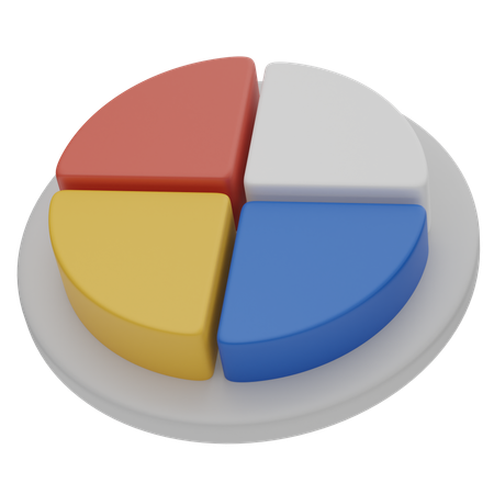 Circle Chart  3D Icon