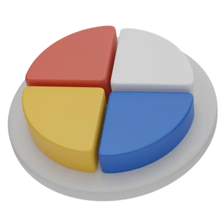 Circle Chart  3D Icon