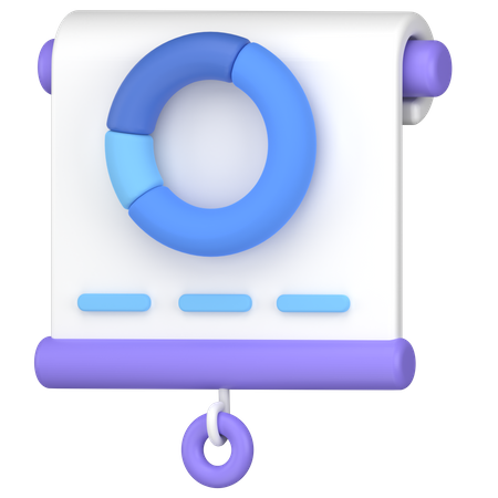 Circle chart  3D Icon