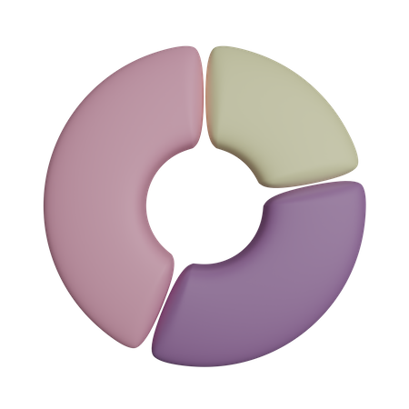 Circle Chart  3D Icon