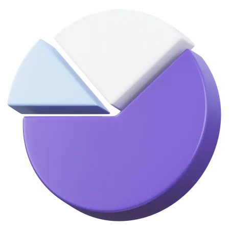 Circle diagram  3D Icon