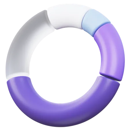 Circle diagram  3D Icon