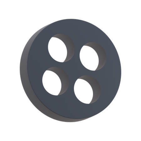 Circle dots  3D Icon