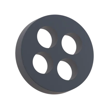 Circle dots  3D Icon