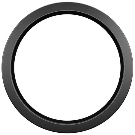 Circle Frame  3D Icon