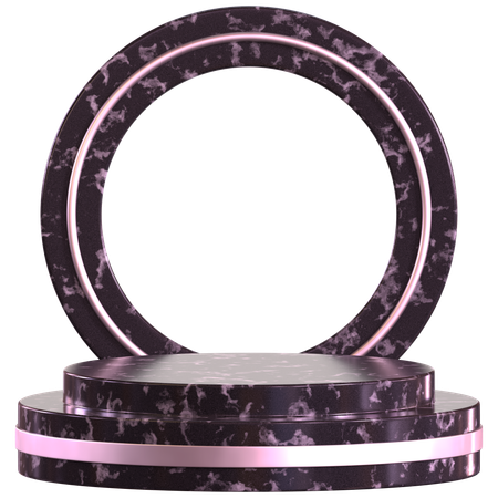 Circle Gate Podium  3D Icon