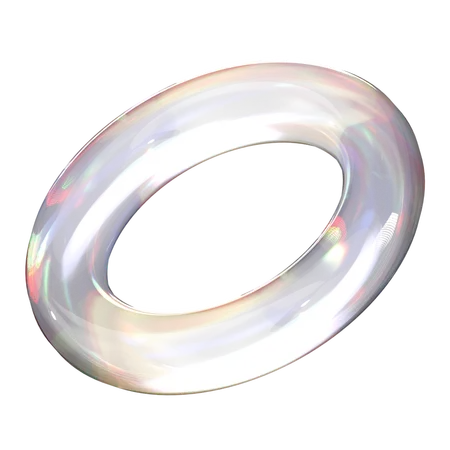 Circle Glass  3D Icon