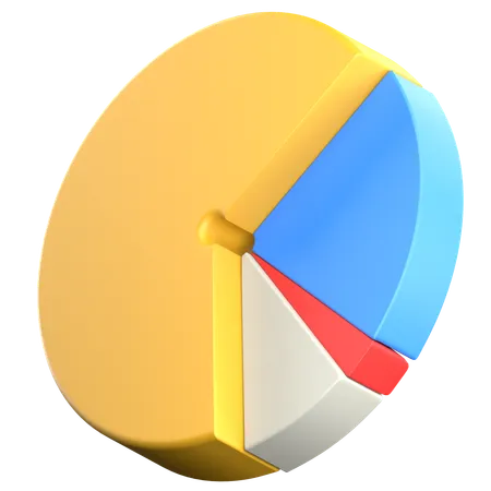 Circle Graph  3D Icon