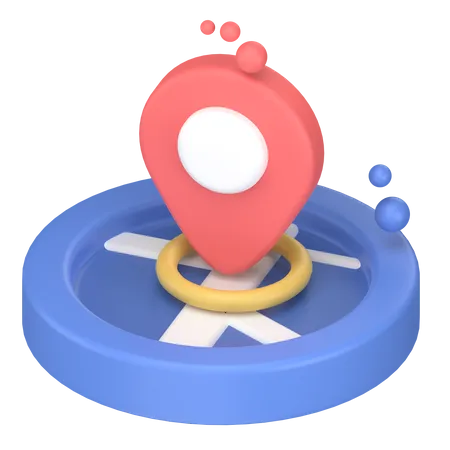 Circle map  3D Icon