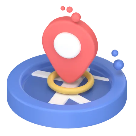 Map Marks Destination Point 3D Icon