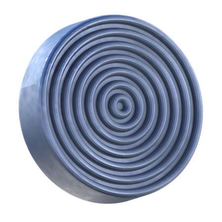 円形迷路  3D Icon