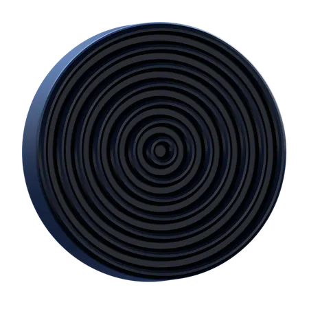 円形迷路  3D Icon