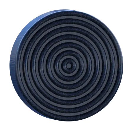円形迷路  3D Icon