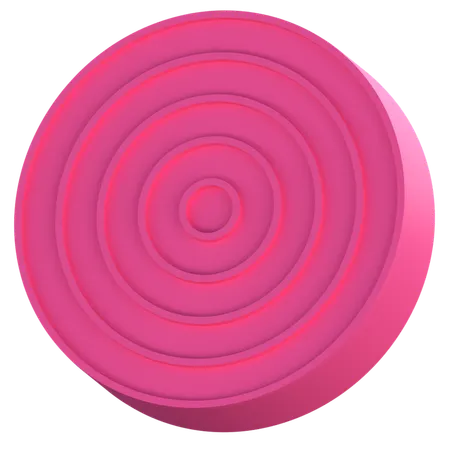 円形迷路  3D Icon