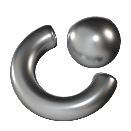 Circle Metal  3D Icon