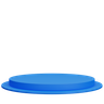 circle pedestal 3d logo
