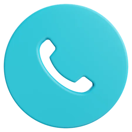 Circle Phone  3D Icon
