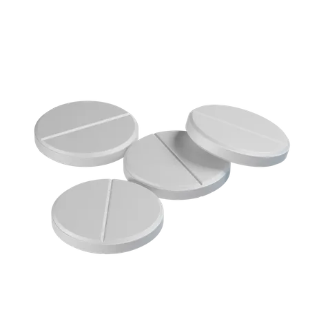 Circle Pill  3D Icon