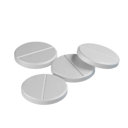 Circle Pill 3D Icon