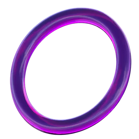 サークルリング  3D Icon