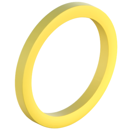 Circle Ring  3D Icon