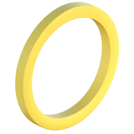 Circle Ring  3D Icon