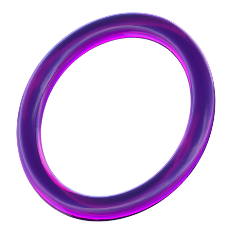 Circle Ring  3D Icon