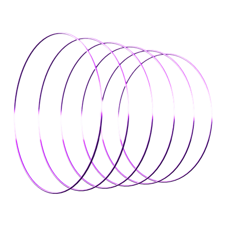 Circle Ring Abstract Shape  3D Icon