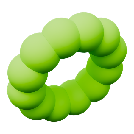 Circle Ring Abstract Shapes  3D Icon