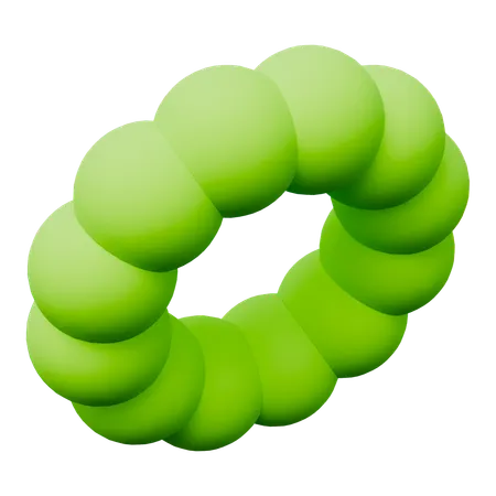 Circle Ring Abstract Shapes  3D Icon