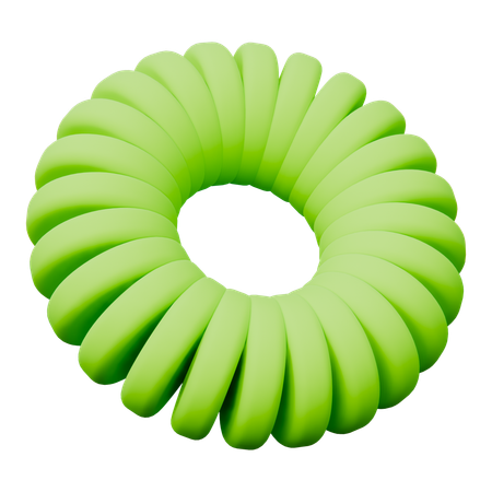 Circle Ring Abstract Shapes  3D Icon