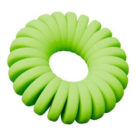 Circle Ring Abstract Shapes  3D Icon