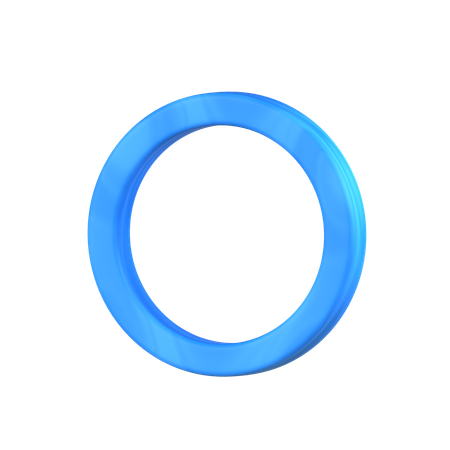 Circle Ring Shape 1  3D Icon