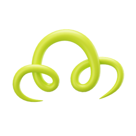 Circle Scribble  3D Icon