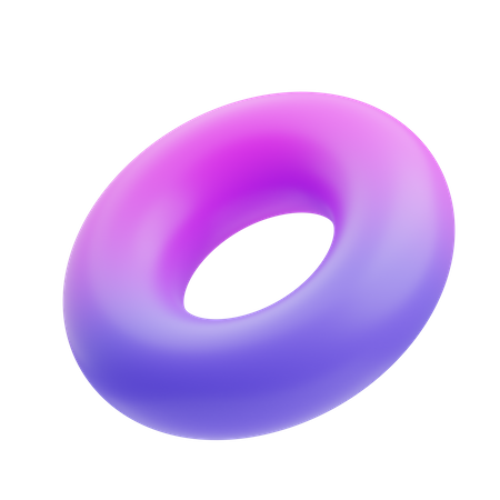 Circle Shape  3D Icon