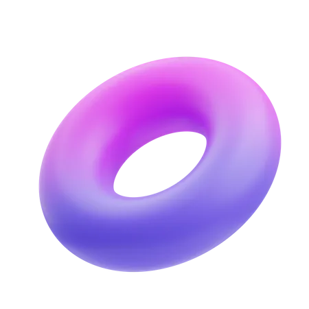 Circle Shape  3D Illustration