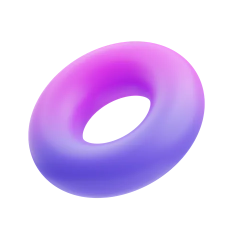 Circle Shape 3D Illustration