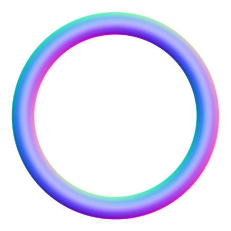 Circle Shape  3D Icon