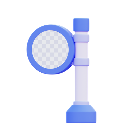 Circle Stand  3D Icon