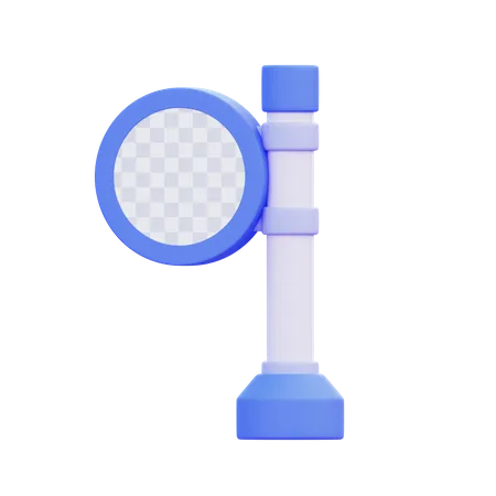 Circle Stand  3D Icon