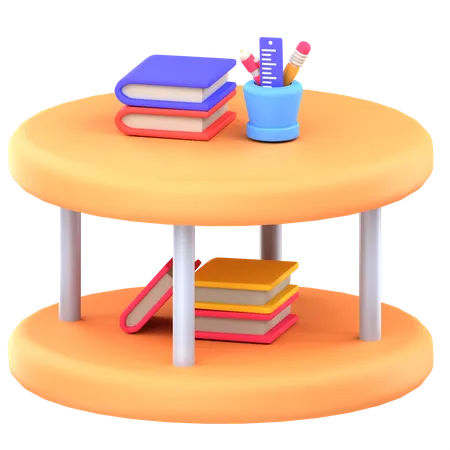 Circle Table  3D Icon